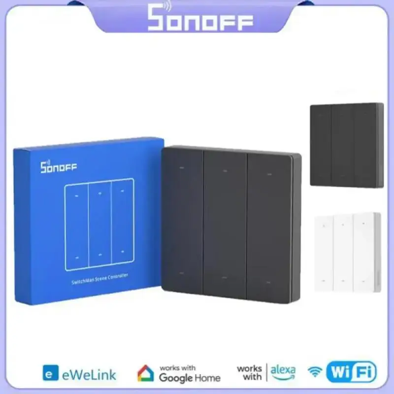 

Смарт-переключатель SONOFF WIFI R5, 6-кнопочный, работает с Alexa Google Home