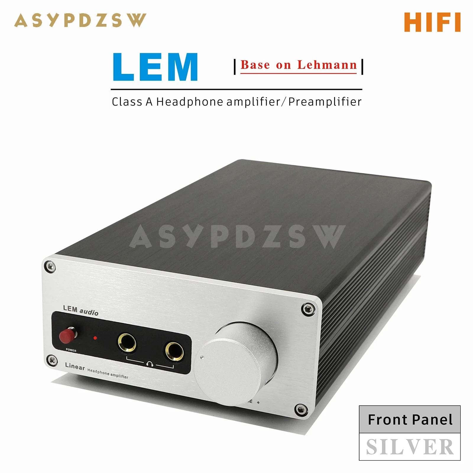 Hifi Leem Klasse Een Hoofdtelefoonversterker/Voorversterkerbasis Op Lehmann Hoofdtelefoonversterker