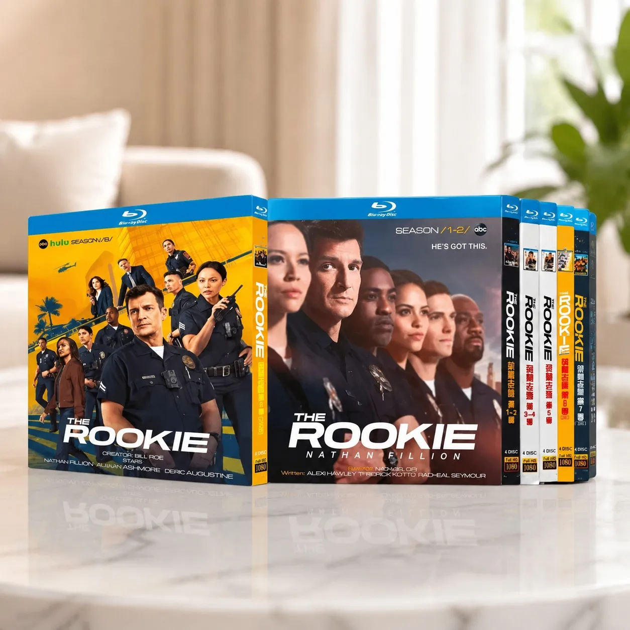 Hot The Rookie Season 1-8 (2018-2026) 19-Disc New Sealed High Definition Blu-ray Box Set BD