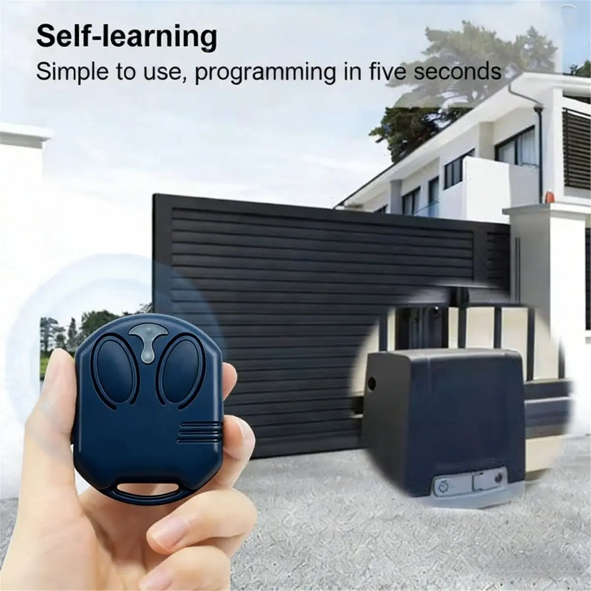 【MUST-HAVE LIST】 433MHz Rolling Code Remote Control Garage Door Opener for 433-2 433-4 433-2TR Handheld Transmitter