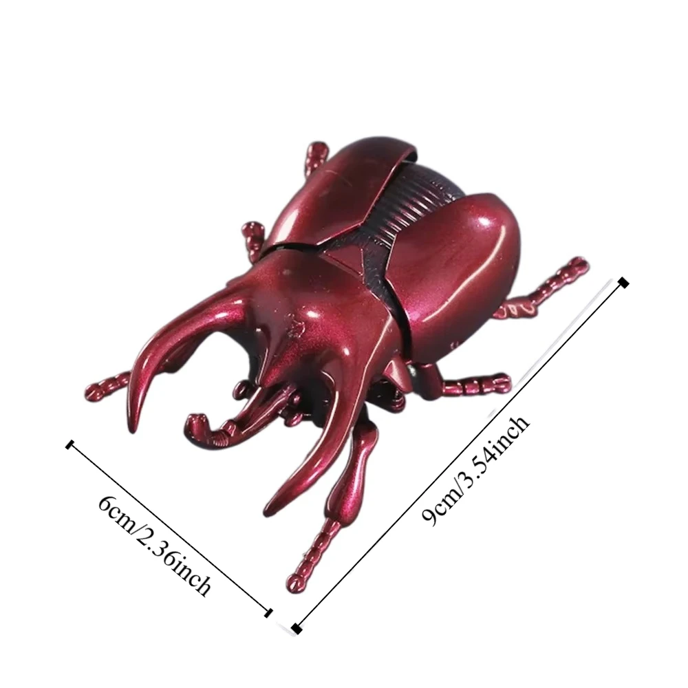 Zabawki mechaniczne Nakręcana zabawka chrząszcz Rekwizyty do sztuczek Dziki owady Symulowany chrząszcz Model owadu Edukacja Realistyczna