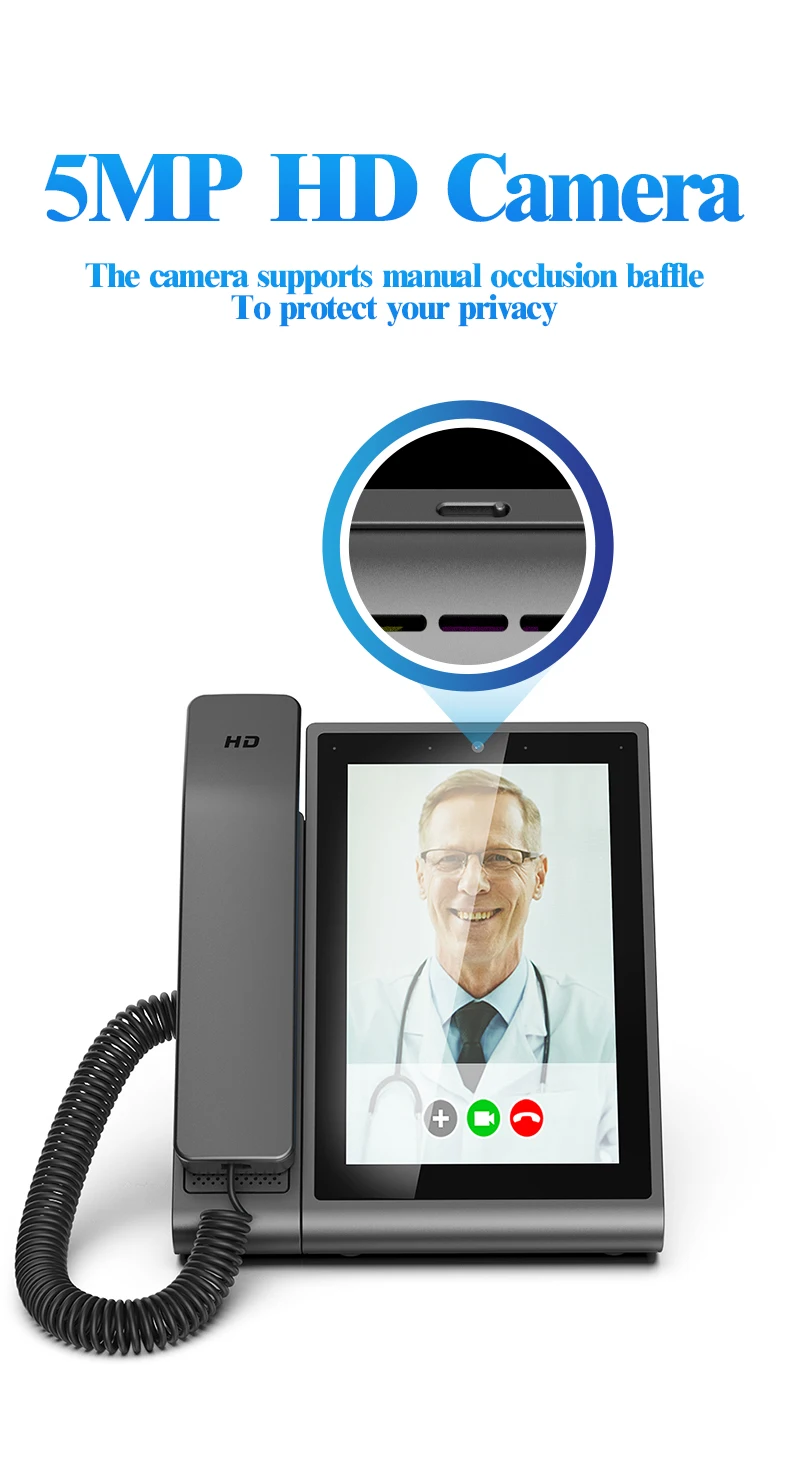 

TLF 4G Volte LTE HD Video Call 8-inch Touch Screen Split Design Magnetic Handset Tablet WiFi Desk Phone Fixed Wireless Phone