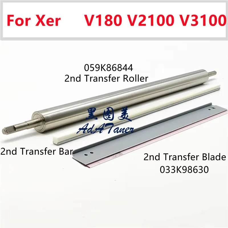 059k86844 2a barra lubrificante de lâmina de limpeza de rolo de transferência para xerox versant 80 180 2100 v80 v180 v2100 v3100 btr kit de reconstrução