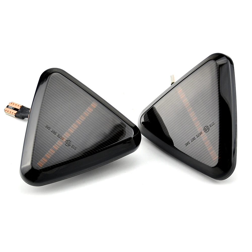 

Clear & Smoked Lens LED Side Marker Lamp Fender Turn Signal Dynamic Amber Lights For Mitsubishi Colt CZC 2006-2012 CZ3 2004-2008