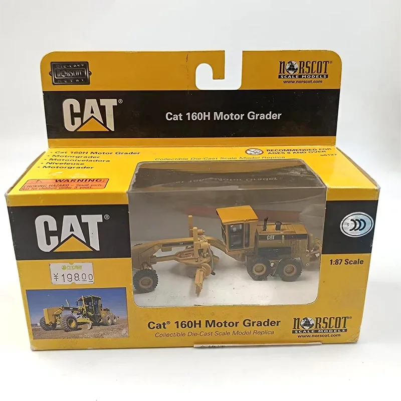 CAT 12G D6R D25D Motor Grader Road Bulldozer Dump Truck Model 1:64