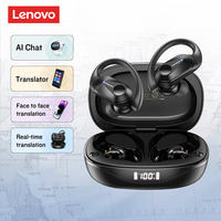 Choice Lenovo LP75 AI TWS Wireless Bluetooth Earphones AI Real-time Translation HeadphonesAI HiFi Smart Touch Headsets