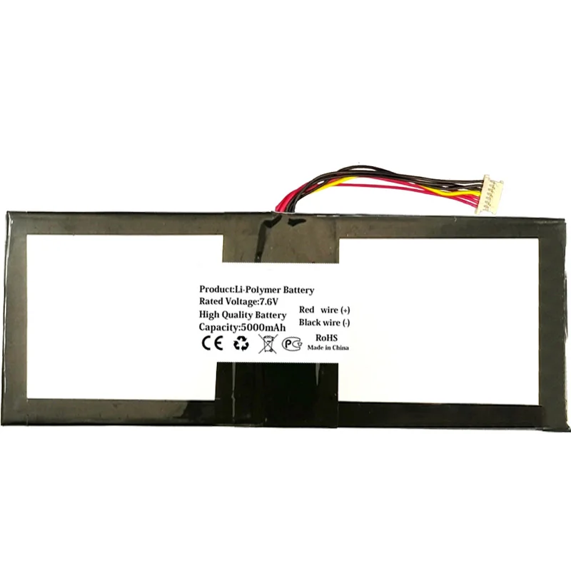 New 7.6V 5000mAh Irbis NB78 NB79 Notebook Laptop Battery 7 PIN 7 Wire Plug