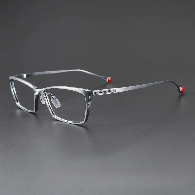 موضة قصر النظر نظارات شي يوان KO-117 الحاجب رجال الأعمال والنساء التيتانيوم النقي إطار نظارات مربع