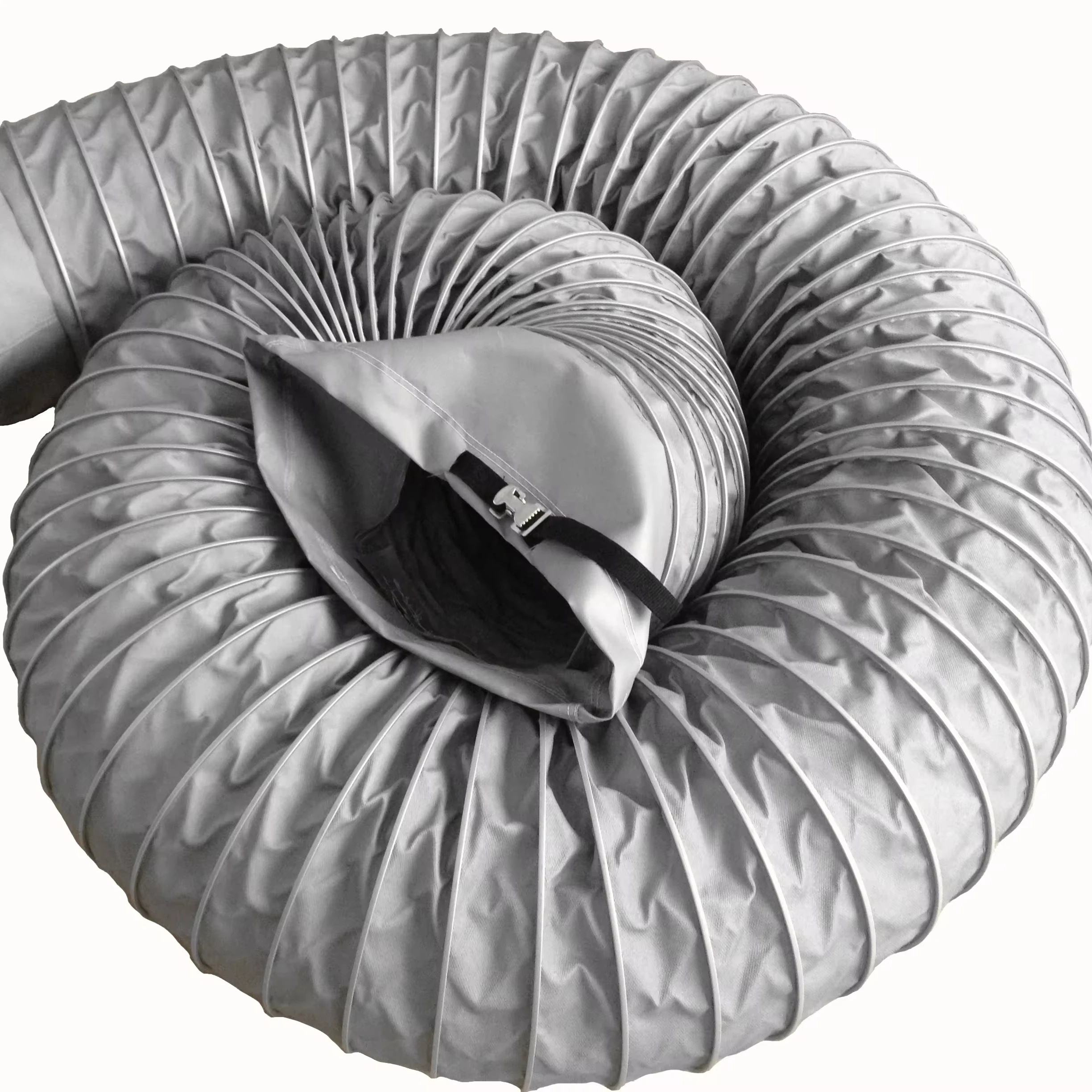 600mm Silicone Cloth Fire Resistant High Temperature Exhaust Hose Flexible air Duct