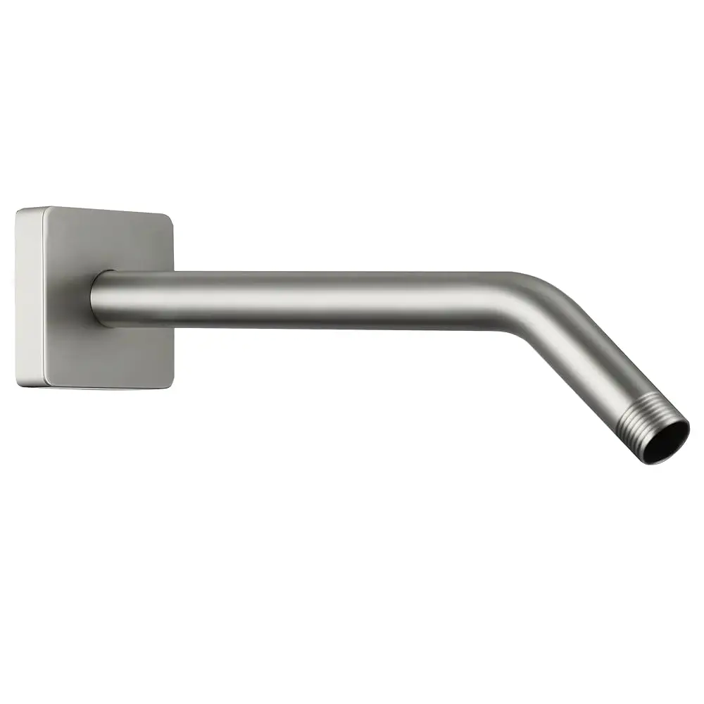 

All Metal 10-Inch Shower Arm with Flange, Wall-Mounted Stainless Steel Shower Pipe Replacement for Fixed and Handheld Shower
