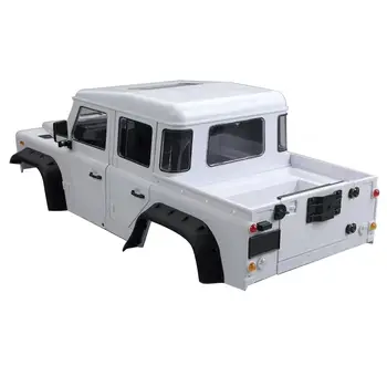 適用於 1/10 比例遙控攀爬車 Axial SCX10 90047 TRX4 Redcat GEN8 的 313mm 軸距硬殼 Defender 130 皮卡車殼套件 10 最佳銷售 履帶本體 313mm - №5