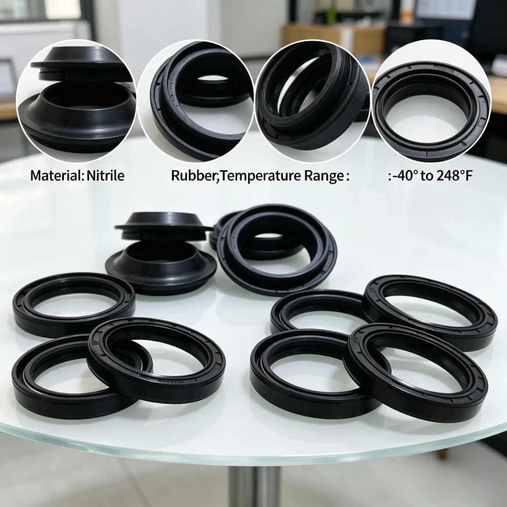 

4pc/8pc/16pc 43x55x8 Front Fork Oil Seal & Dust Seal For Suzuki GSXR1100 1052 RM125 RM250 For Yamaha FZR1000 VMX1200 V-Max 1200