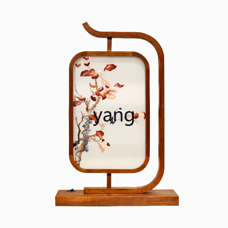 Yjq ornament double-sided embroidery handmade creative characteristic home gift Suzhou embroidery rosewood