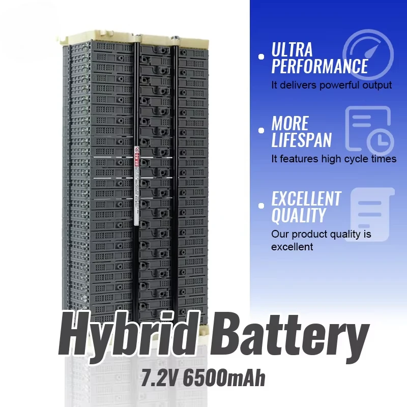 7.2V 6.5Ah Hybrid Battery Modules for Toyota Prius Gen2 Gen3 Gen4 28PCS Aqua 2012-2017 Yaris 2011-2017 20PCS Replacement Cells