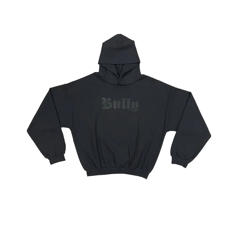 

Kanye West Style Black Oversized Hoodie - Premium Cotton Streetwear Pullover for Men & Women | Trendy Unisex