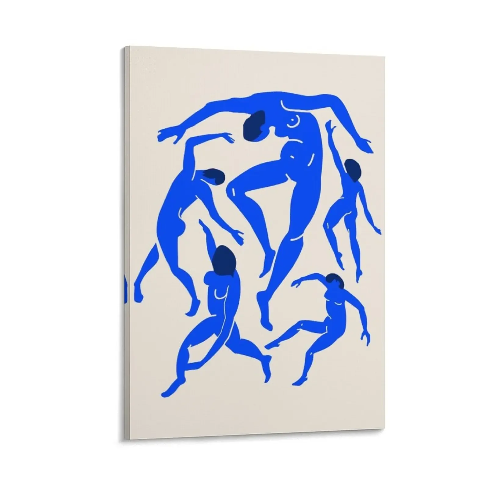 

The Dance 3 Henri Matisse - La Danse Ultramarine Blue Canvas Painting cute room decor Wall decoration frame Decoration for home