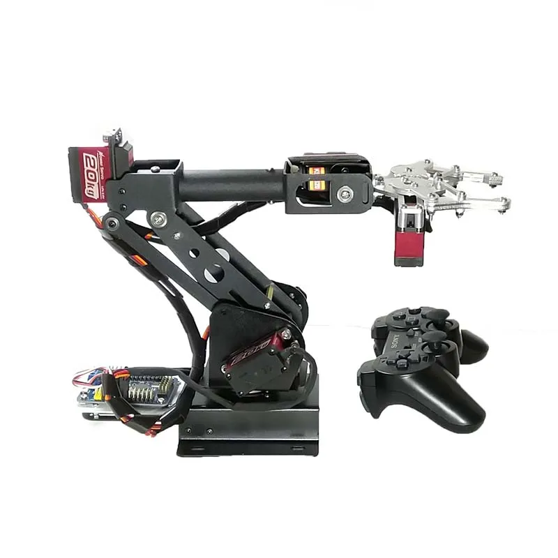 PS2-Steuerung 6 DOF Roboterarm Greiferklauen STEAM Manipulator für Arduino STM32 Roboter mit 6 Servos Programmierbares Roboter-DIY-Kit – Detail 11