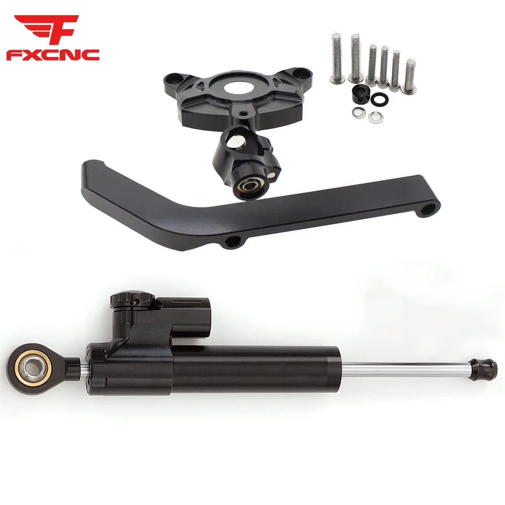 

For Kawasaki Z1000 2014-2015 CNC Motorcycle Steering Dampers Stabilize Damper Bracket Mounting Kit