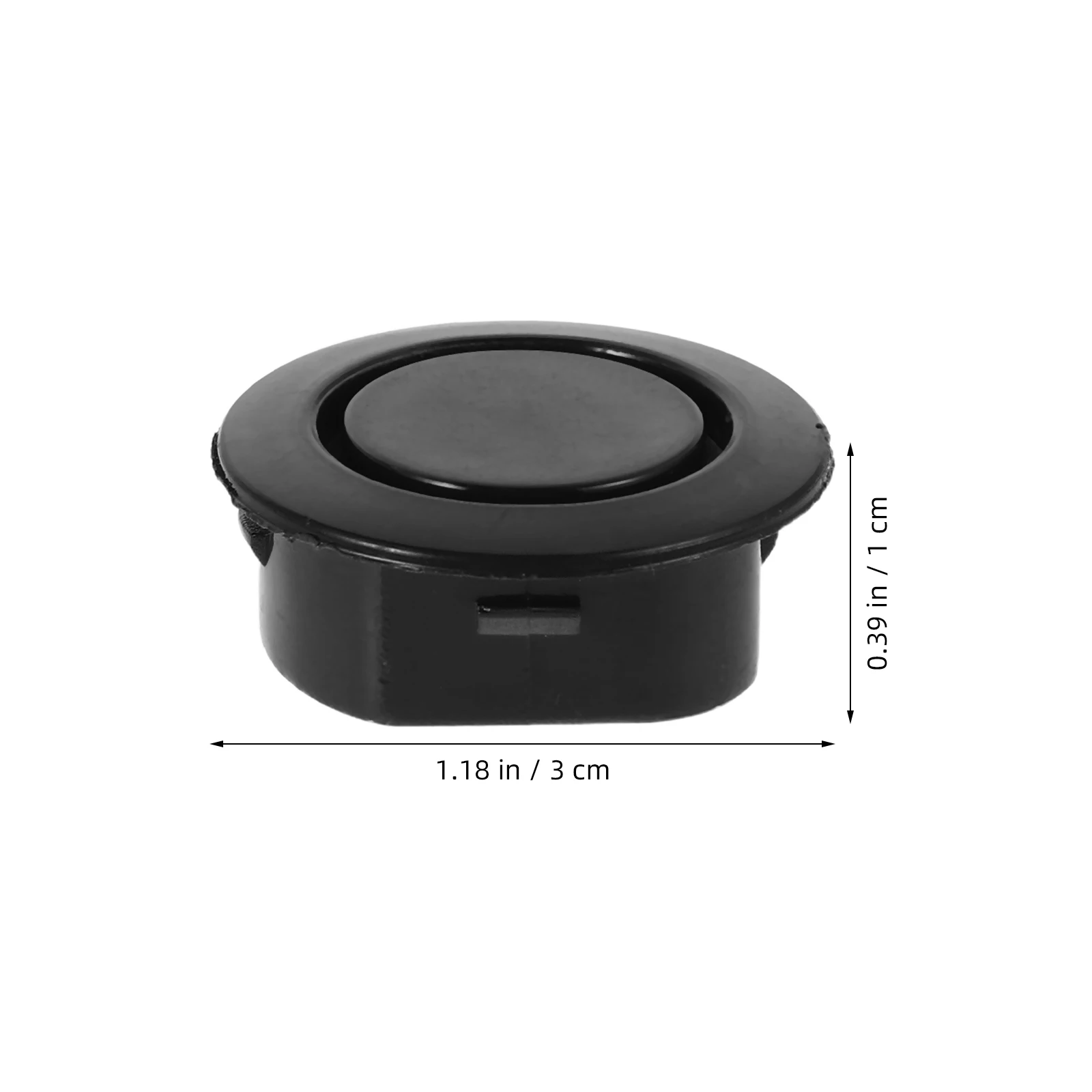 10pcs Car Bumper Radar Hole Covers Waterproof Plugs Rear Parking Sensor Guards Decorative Covers Car Bumper For 25mm Hole