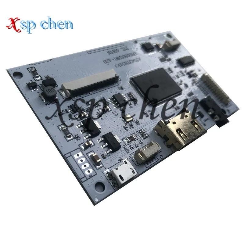Multi-Purpose LCD Display Controller, HDMI Audio Control Driver Board, HD, 5 ", 800x480, 40Pin