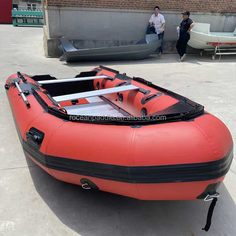 4.2m 8 Person Inflatable Rescue Boat High Speed Flood Rescue Dinghy Boat For Hot Sale
