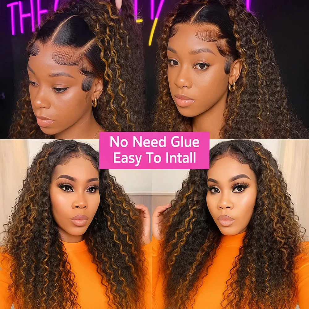 3 في 1 نصف شعر مستعار موجة المياه خصلات الشعر المستعار الإنسان آلة كاملة صنع الباروكات مع شعري طبيعي للمبتدئين ودية الوجه أكثر من نصف الباروكات