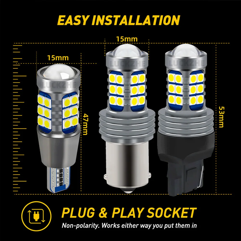 For SsangYong Rexton 1 2 3 4 W LED Reverse Light 2001-2020 2009 2010 2011 2012 2013 2014 2015 Rexton Accessories Reversing Light
