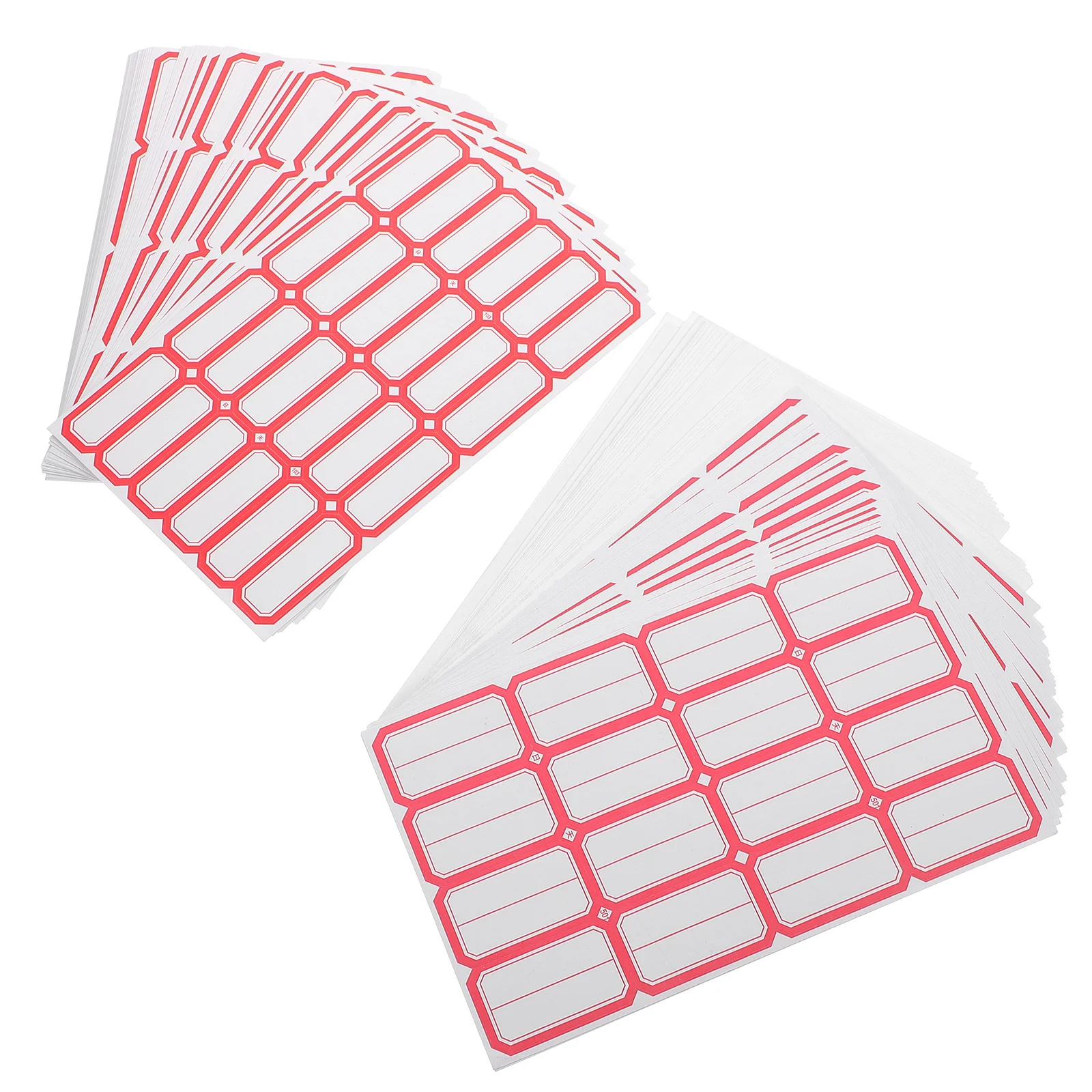 136 Sheets Self-Adhesive Handwriting Label Stickers for Office Home Use Portable Multi-Function Price and Product Sticky Labels