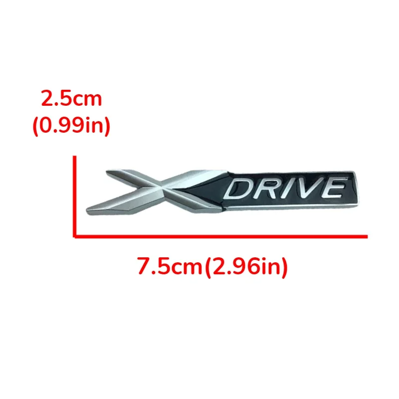 Car Rear Trunk Badge Emblem Sticker Refitted Decal Styling for BMW X-DRIVE S-DRIVE E-DRIVE E39 E46 E60 E90 F10 F30 Accessories