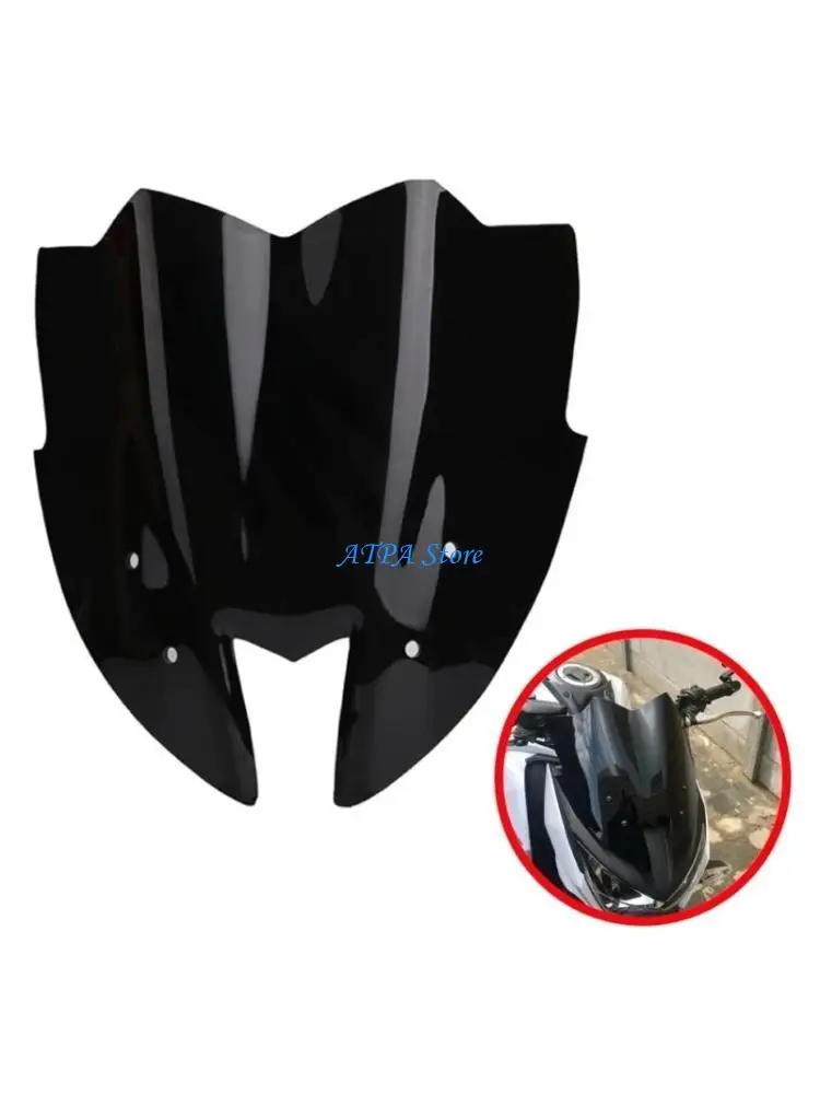 

U13C Innovative Front Windshield Aerodynamic Motorbike Front Screen for Z800/ZR800 2012-2016 Provide Superior Wind