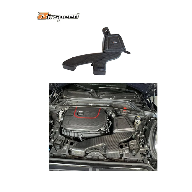 

Airspeed Automotive Parts 100% Dry Carbon Fiber Cold Air Intake System for BMW MINI GP3 2.0T
