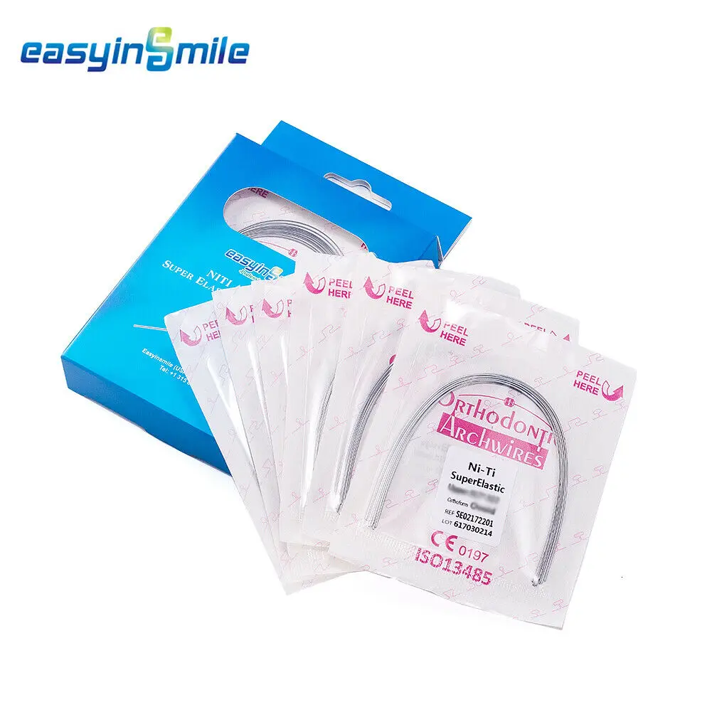 Easyinsmile Dental NITI Wires Material for Metal Orhto Mini Braces Bracket High Quality Dental Tool