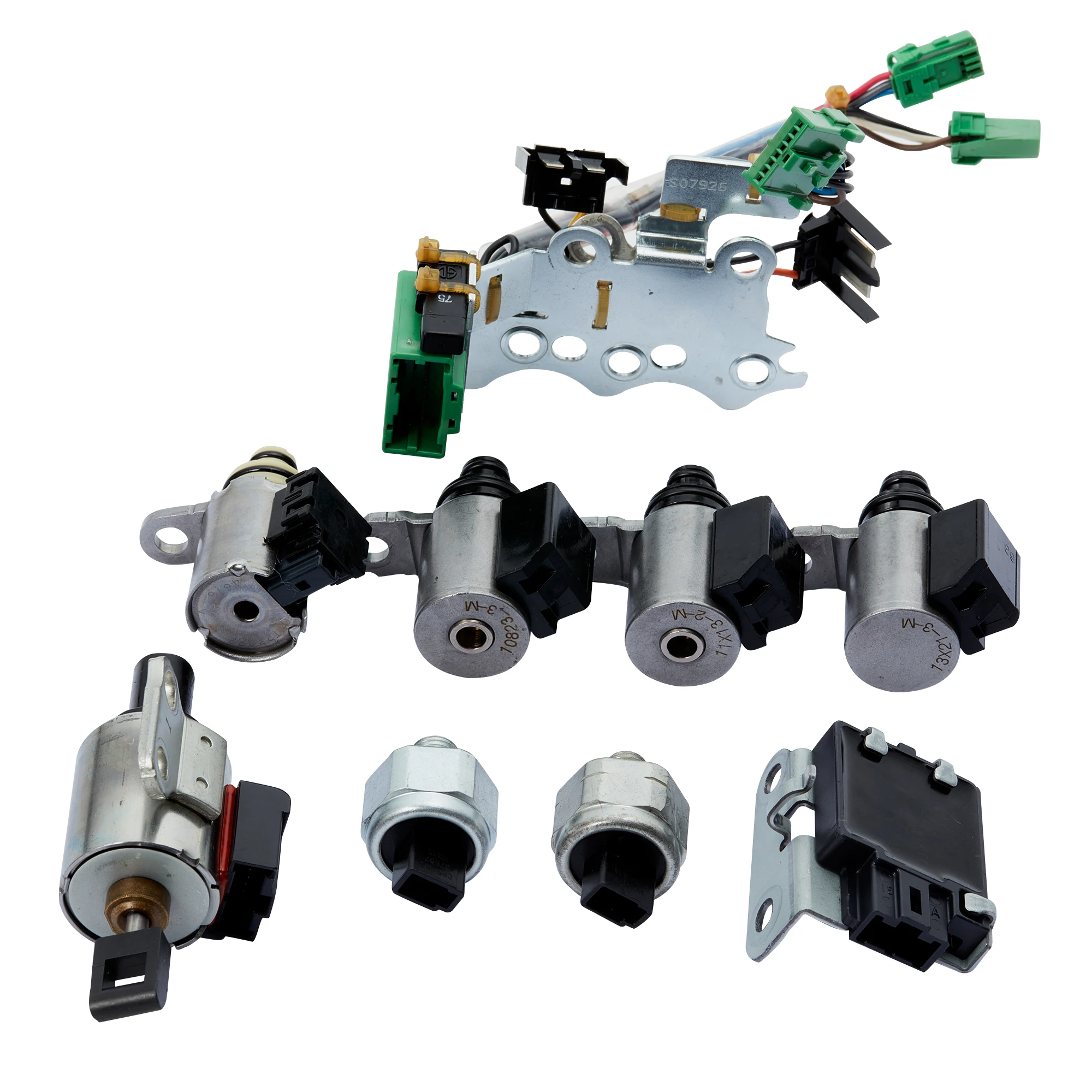 9PCS CVT JF011E RE0F10A F1CJA Valve Body Solenoids Compatible with Nissa-n Altima Rogue Sentra