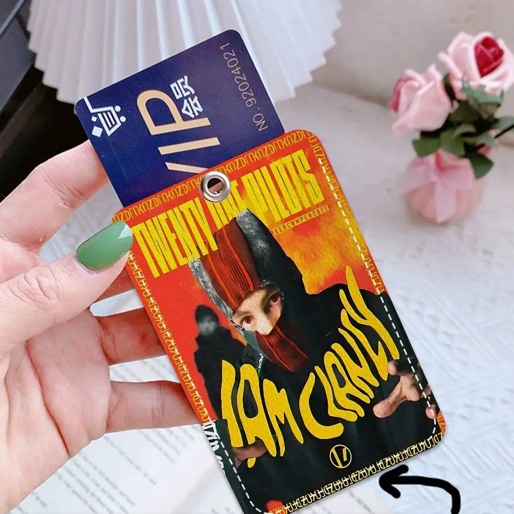 Брелок для бейджа Band T-Twenty O-One P-Pilots, брелок для банковских деловых рабочих карточек, защитный чехол для студенческой карты, автобусной карты