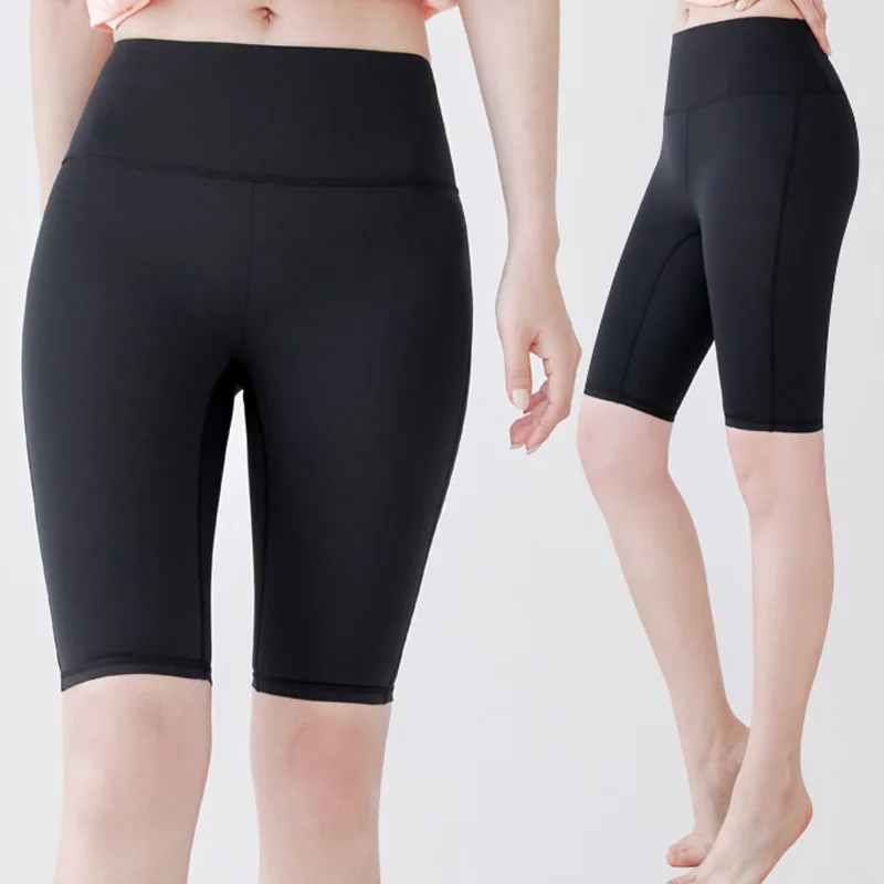 Spodnie do pływania dla kobiet legginsy pływackie z wysokim stanem Stretch Swim Capris sportowe długie spodnie do pływania