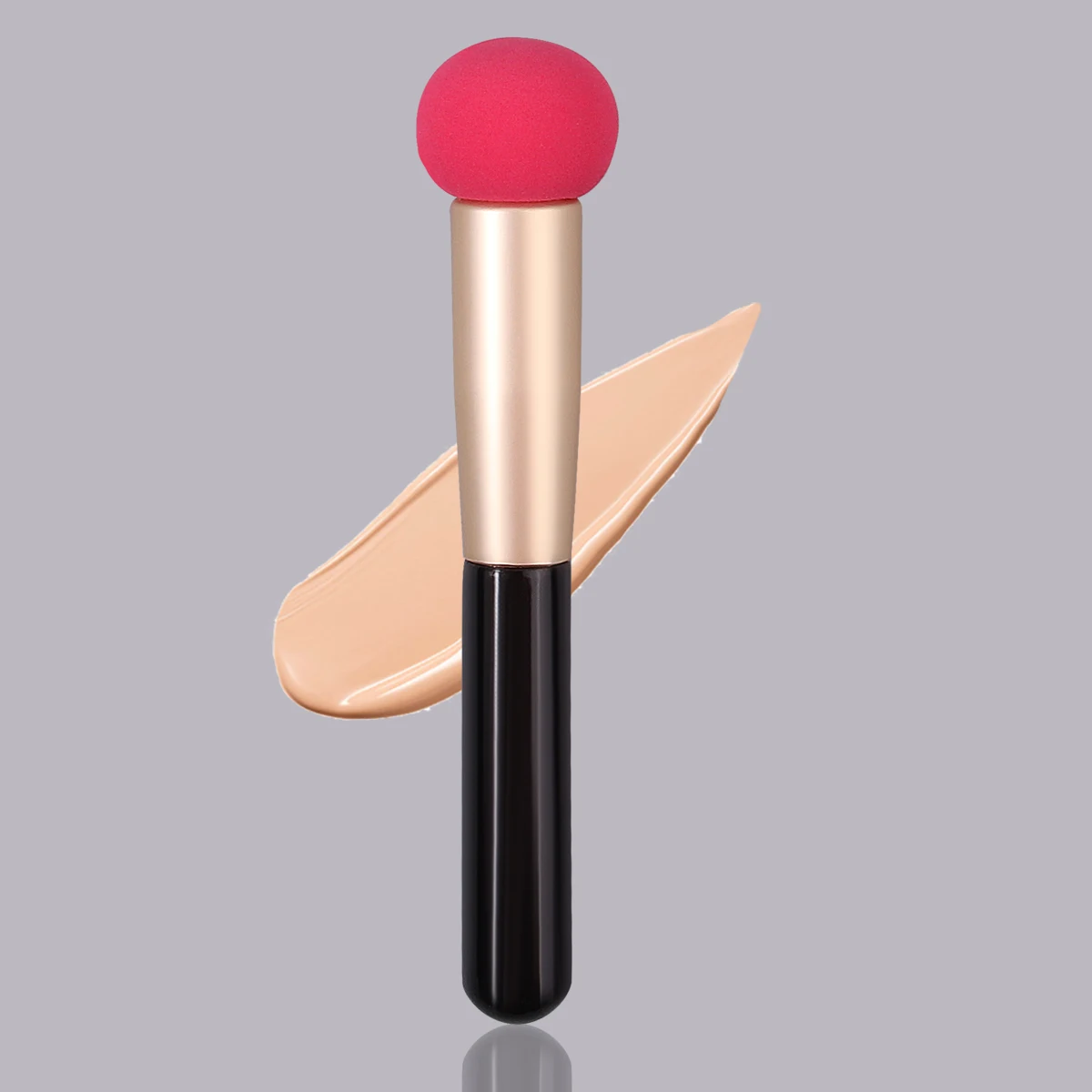 New Mushroom-Shaped Sponge Concealer Brush, Foundation Brush, Super Soft Sponge Brush, Portable Makeup Beginner's Beauty Tool