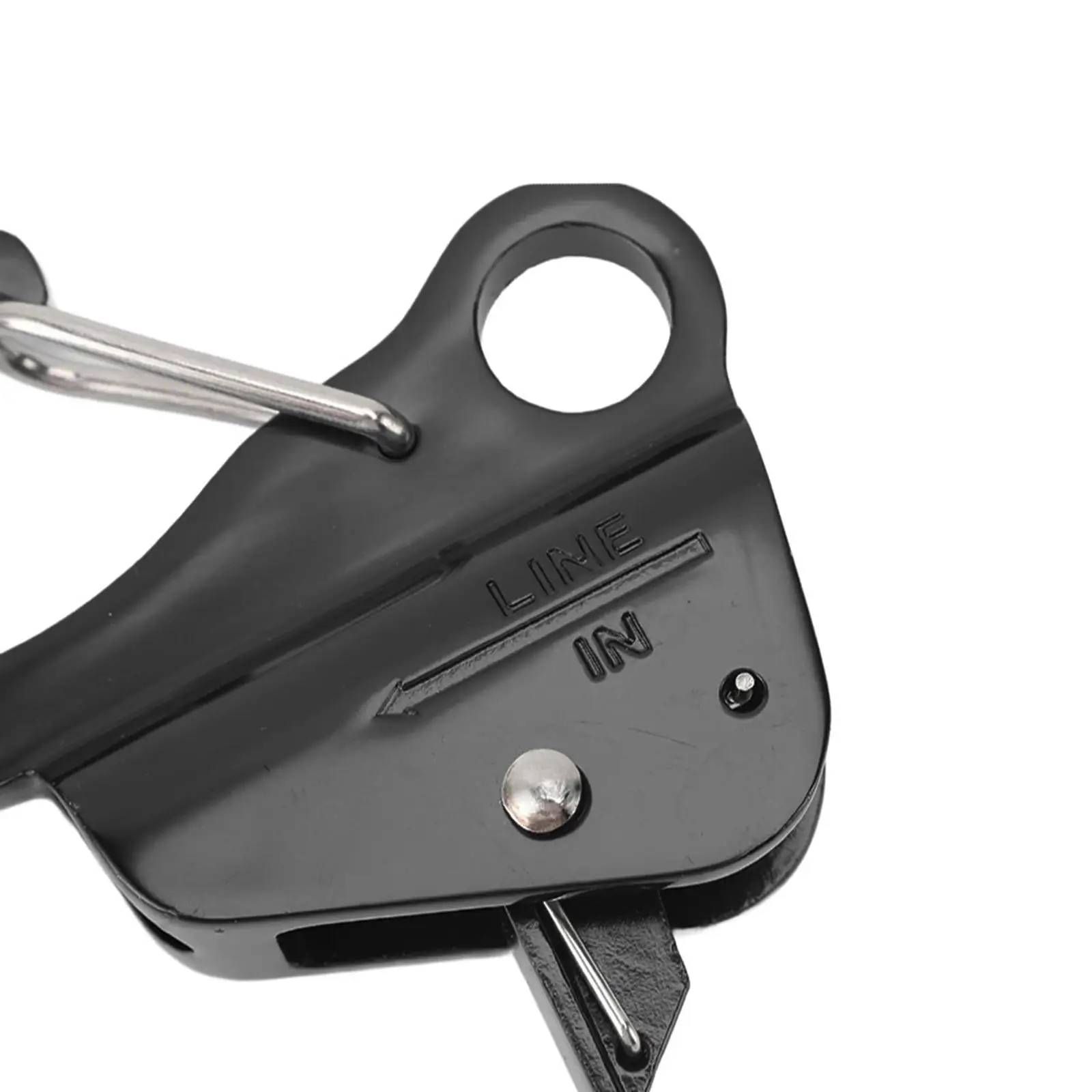 خطاف مرساة من الفولاذ المقاوم للصدأ سهل الاستخدام مع أجهزة سطح السفينة مع تحرير سريع يحمل 8000 رطلًا معدات ترسيق الإرساء بالقوارب #5