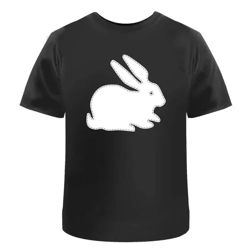 

Stitched Rabbit' Cotton T Shirt Ta037108
