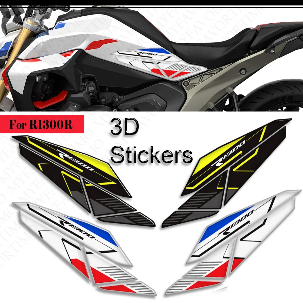 

For R1300R R 1300 R R1300 Motorcycle Tank Pad TankPad Cap Grips Gas Fuel Knee 3D Stickers Decals Protector 2025 2026