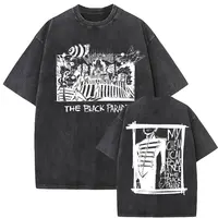 Banda de Rock de manga corta My Chemical Romance The Black Parade, nueva ropa lavada para hombre, camisetas gráficas para hombre