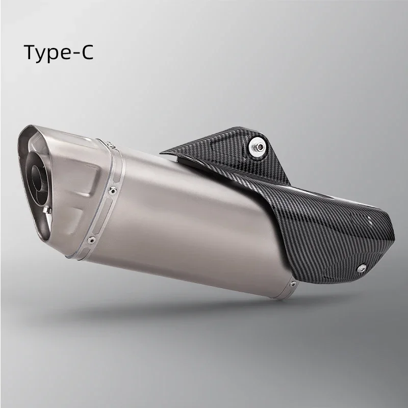 High QualityMotorcycle Exhaust Muffler Tube for R7, R1, R3, Mt03, R6, CBR600, Zx6r, MT07, XSR900, MT10, ZX10R, 51 mm