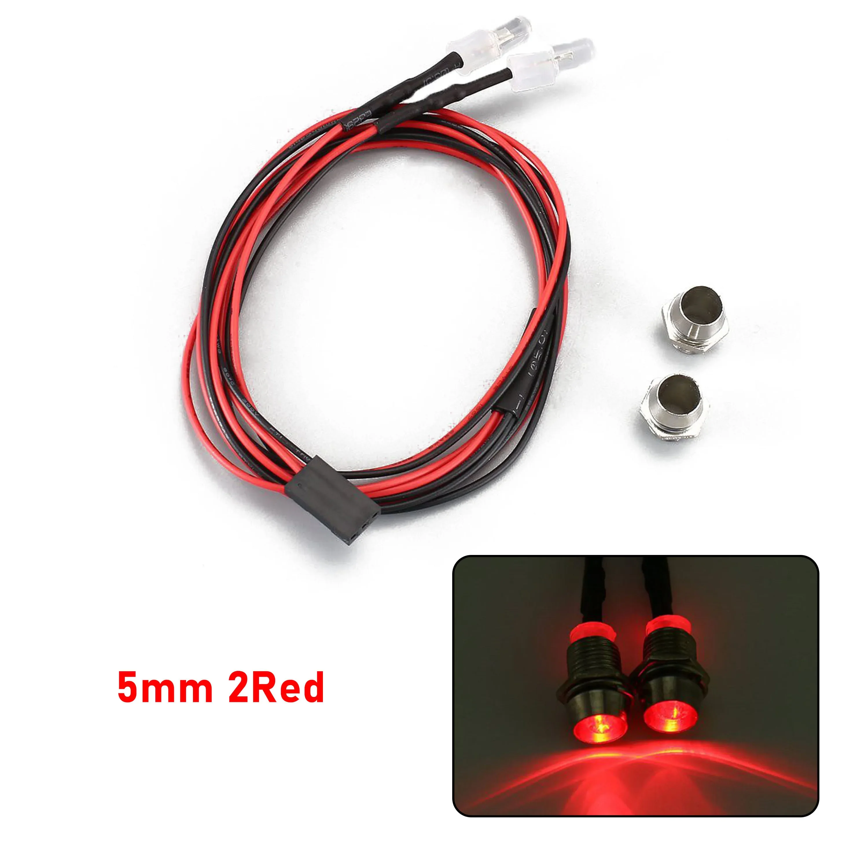RC LED Licht Kit Scheinwerfer für 1/10 1/8 1/12 RC Auto Lkw Crawler Drift Auto Scheinwerfer Rücklicht TRAXXAS HSP HPI MN99 MN90 Wltoys