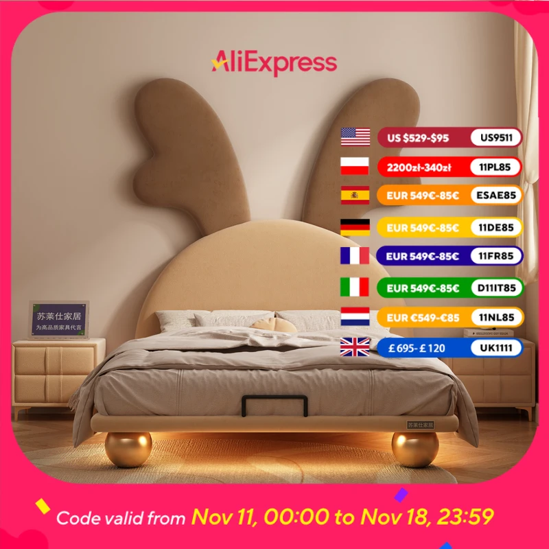 

Princess Soft Modern Children Beds Luxury Loft Design Girls Baby Children Beds Mattress Boys Camas De Dormitorio Home Furniture