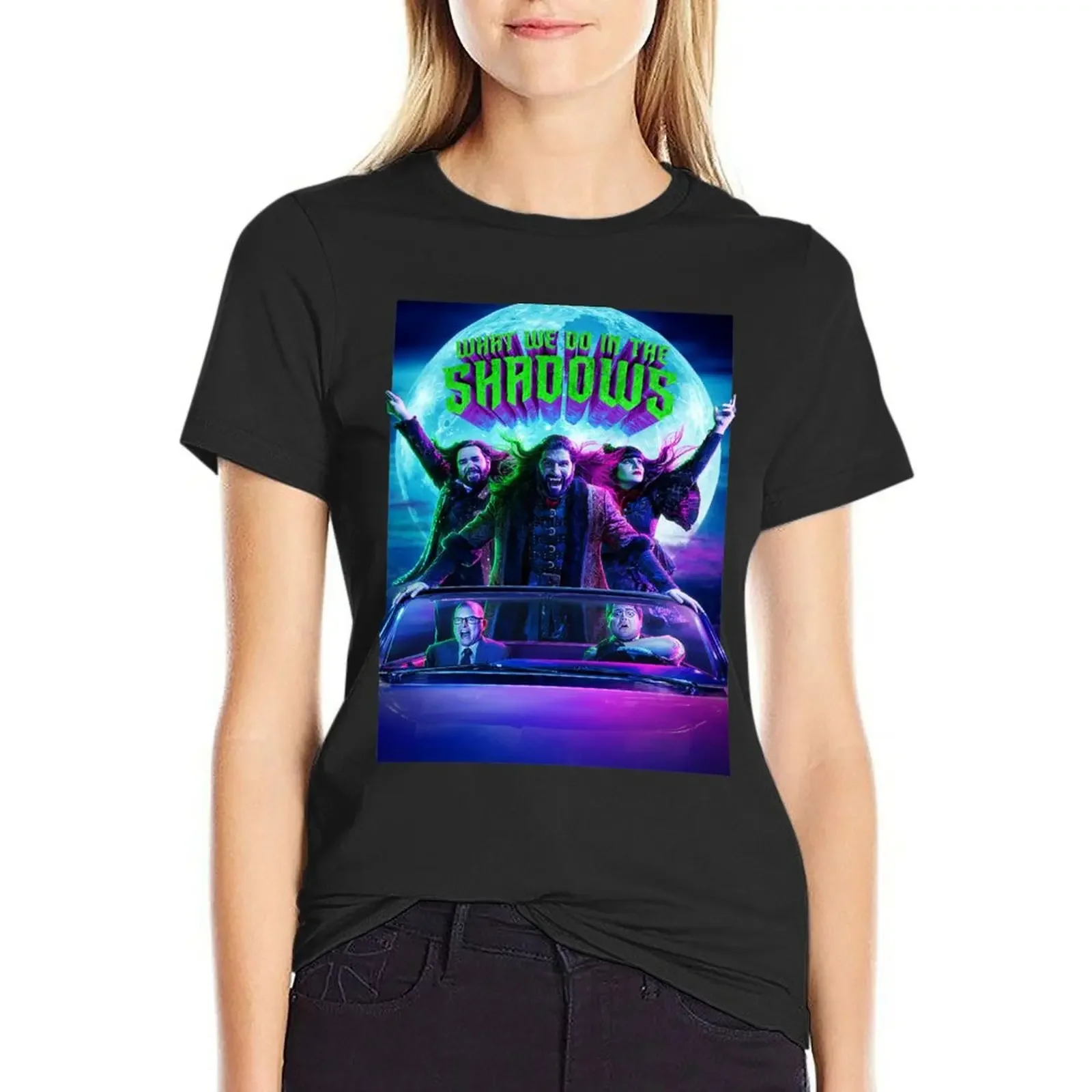 

WHAT WE DO IN THE SHADOWS JOYRIDE T-shirt tops shirts graphic tees Blouse fashion woman blouse 2024