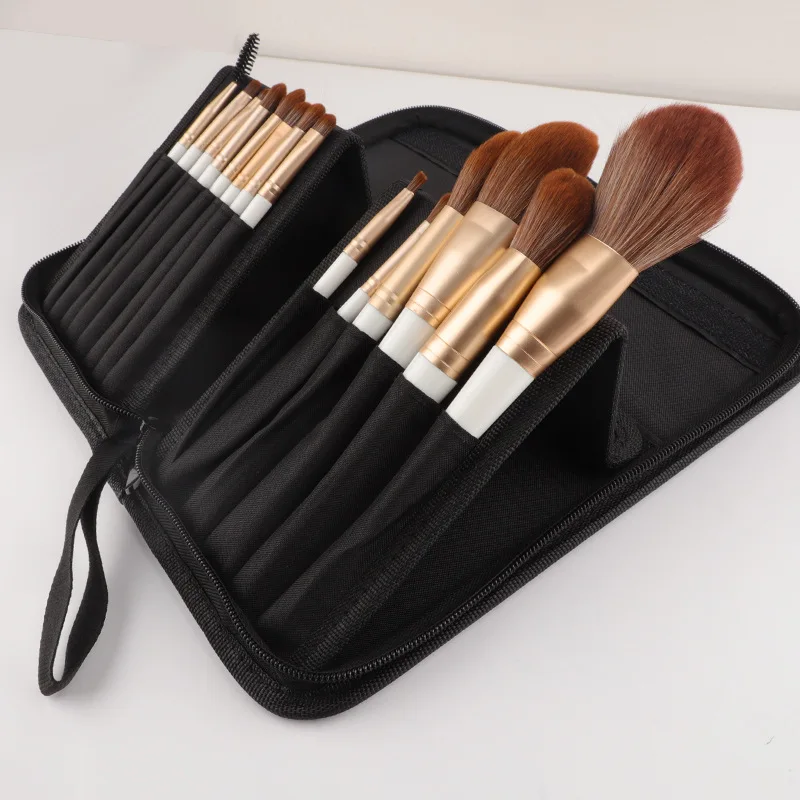 Highclass Women Foldable Makeup Brush Bag Organizer Female Travel Cosmetic Toiletry Case for Beauty Tools Wash Accessories Pouch