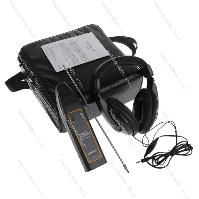 Water Leak Detector Stethoscope Automotive Electrical Stethoscope Car Noise Finder Diagnostic Detector With Earphone Set