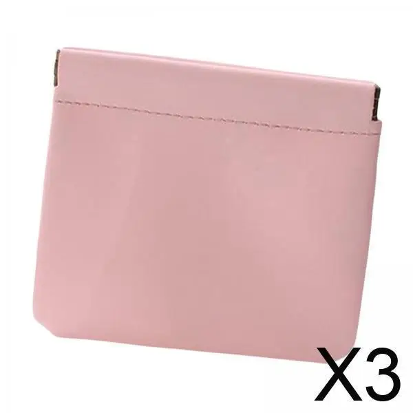 

Portable PU Leather Makeup Bag Small Cosmetic Storage Mini Pouch Organizer for Women Birthday Gift