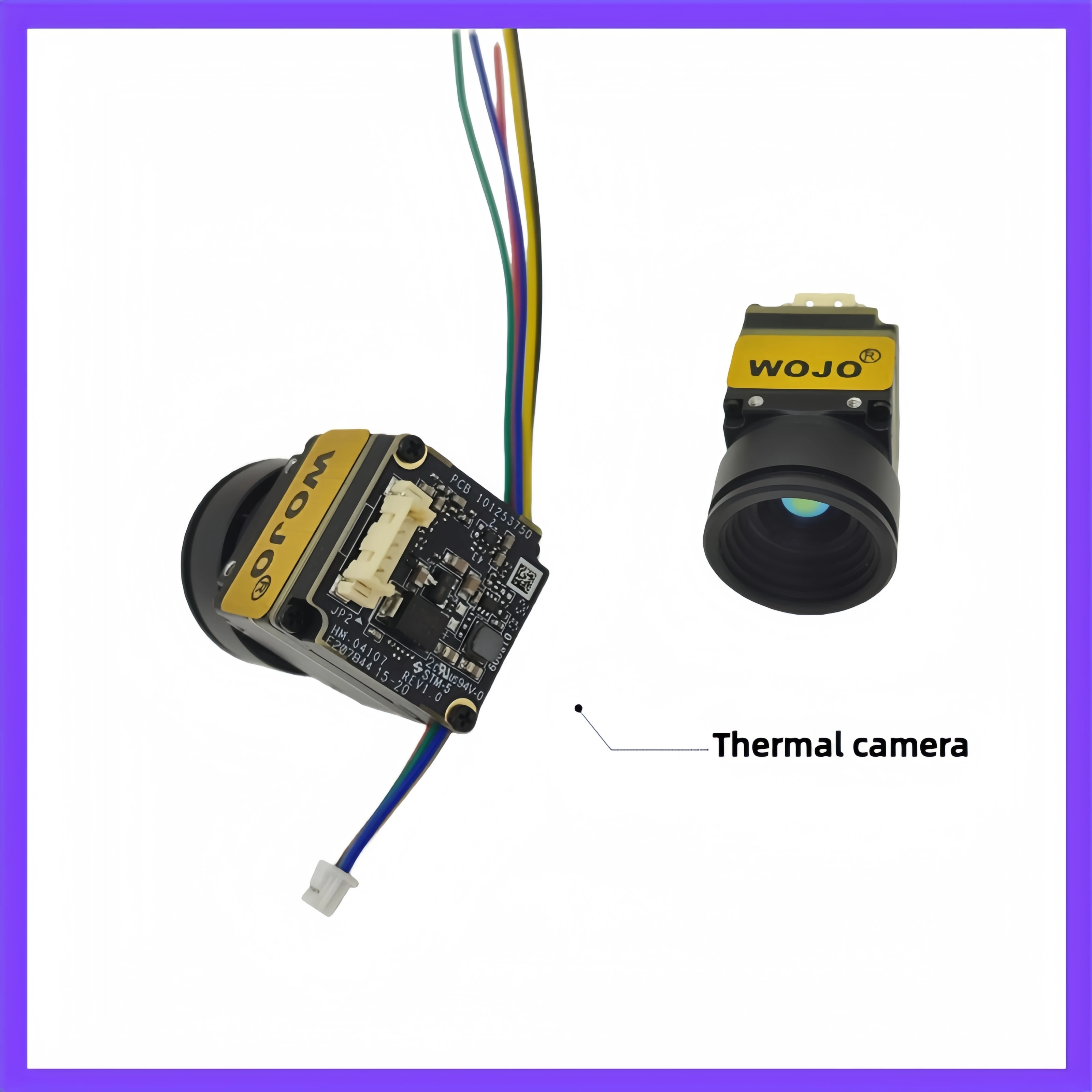 

WOJO 256*192 Thermal Imaging Module IR CVBS Micro Size 9mm 12um Automatic Shutter Correction Thermal Imager