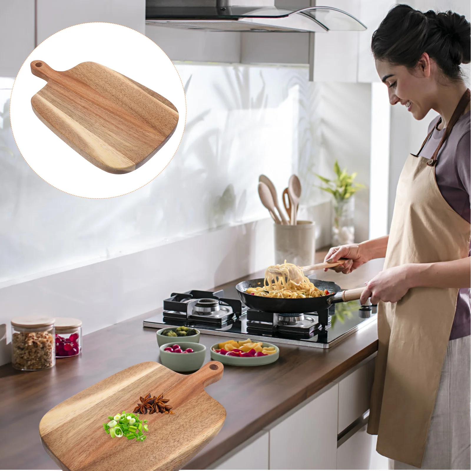 

Acacia Wood Cutting Board Meat Plates Charcuterie Classification Slicing Boards Chopping Serving Wooden Vegetable Small