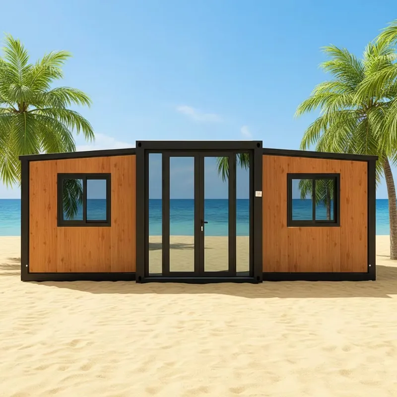 Villa Hotel Apartment Hospital Shop Use Luxury 2026 Expandable Waterproof Windproof Modern Design Container House 4 Bedrooms